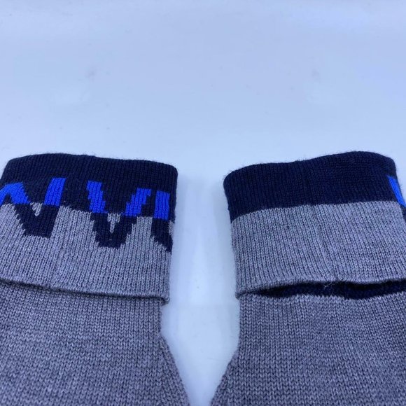 New Louis Vuitton 100% Wool Gray Horizon Gloves - Picture 3 of 9